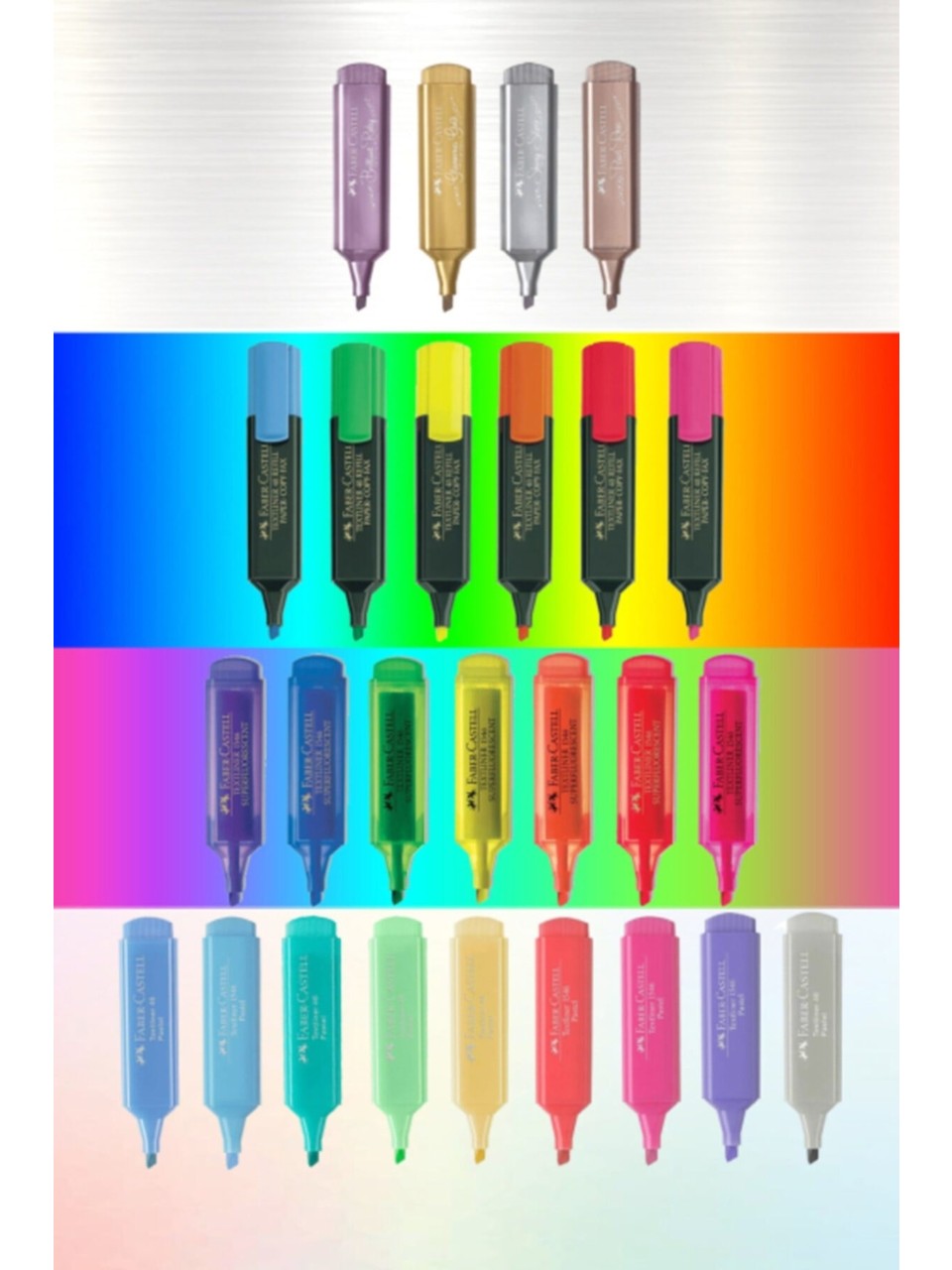 Faber-Castell Hepsi Fosforlu 26'lı Full Set