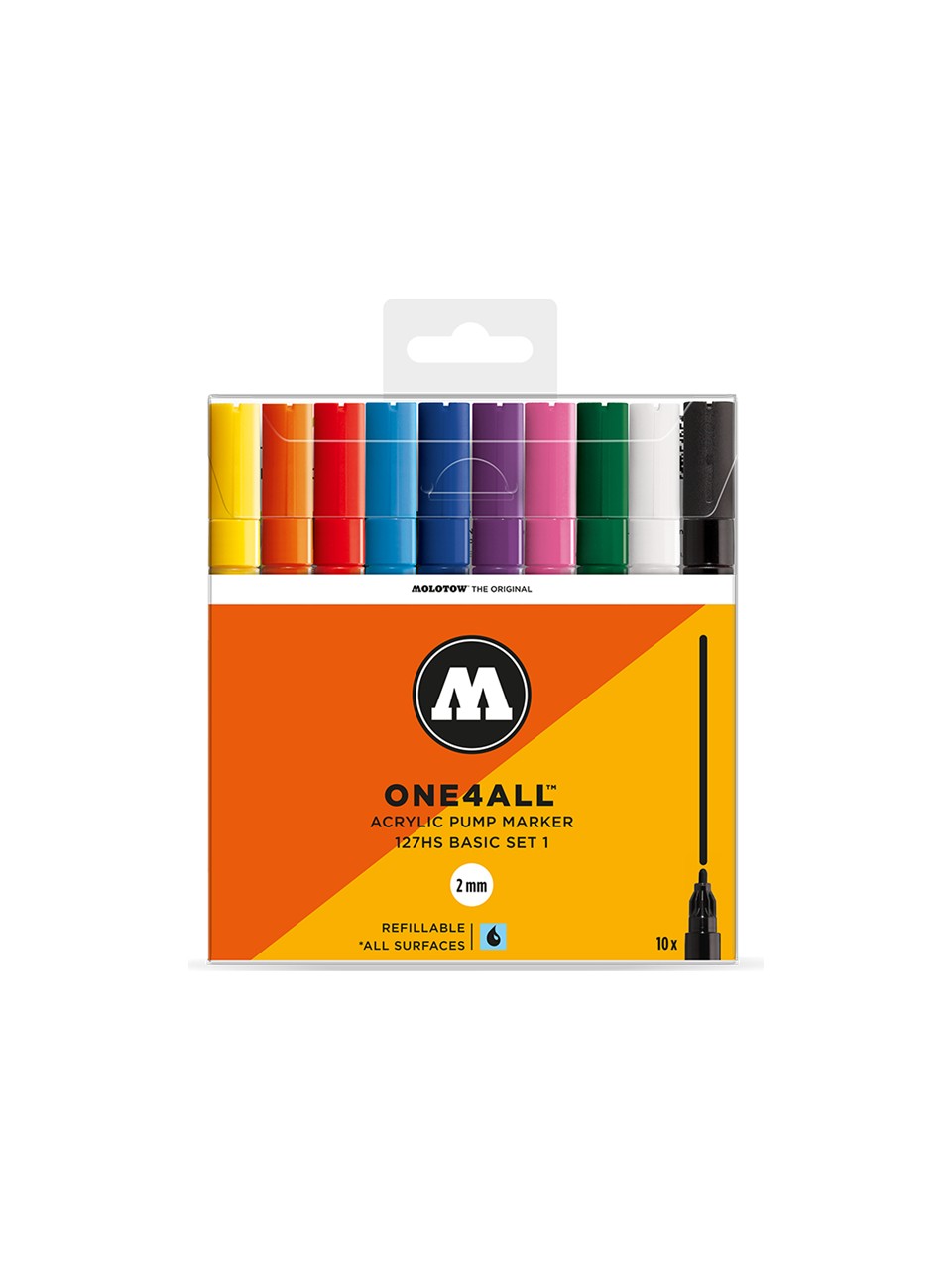 Molotow 127HS Akrilik Marker Basic Set 10'lu